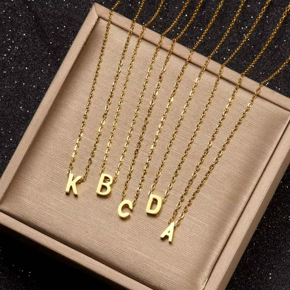 Alphabetic Golden Chain Stainless
