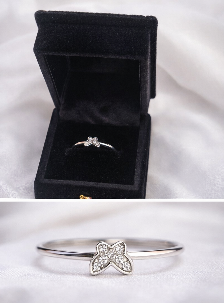 Butterfly Zircon Ring