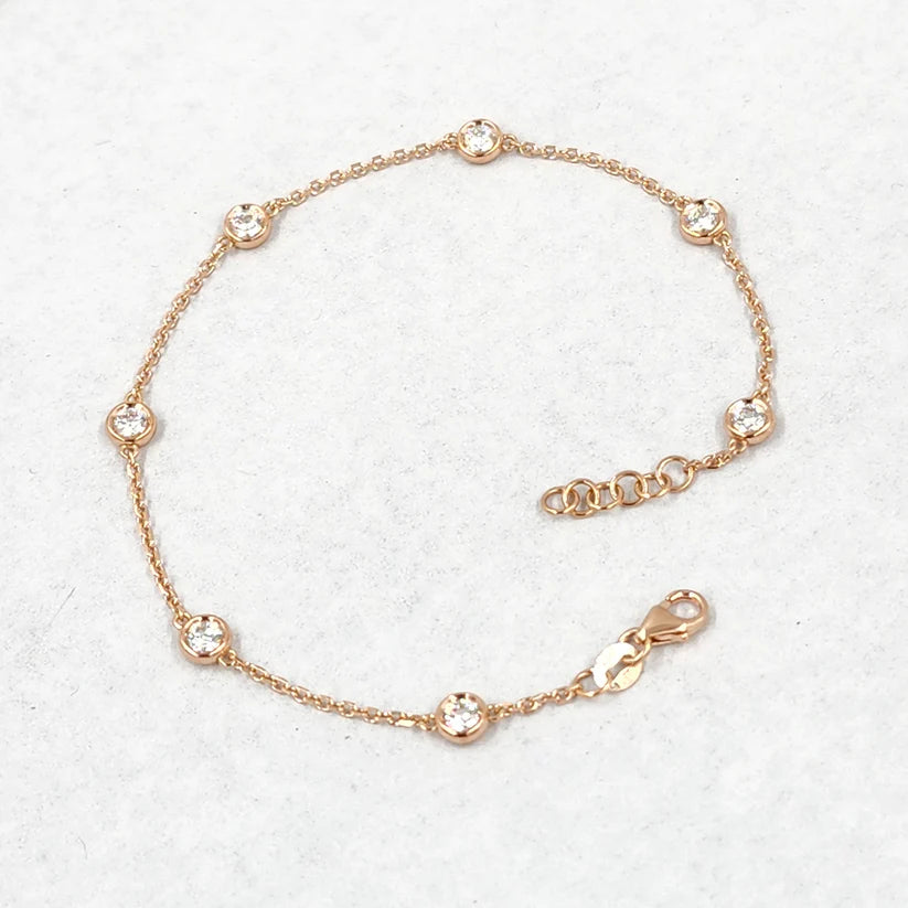 Fine Mini Pearl & Fluted Clover Bracelet Set