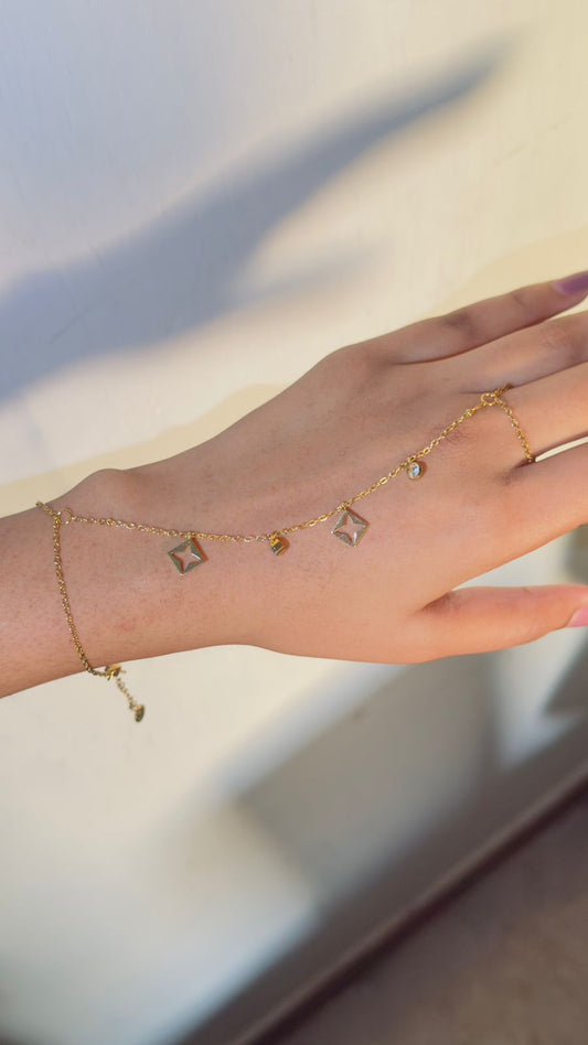 Ring Chain Stainless Steel Bracelet