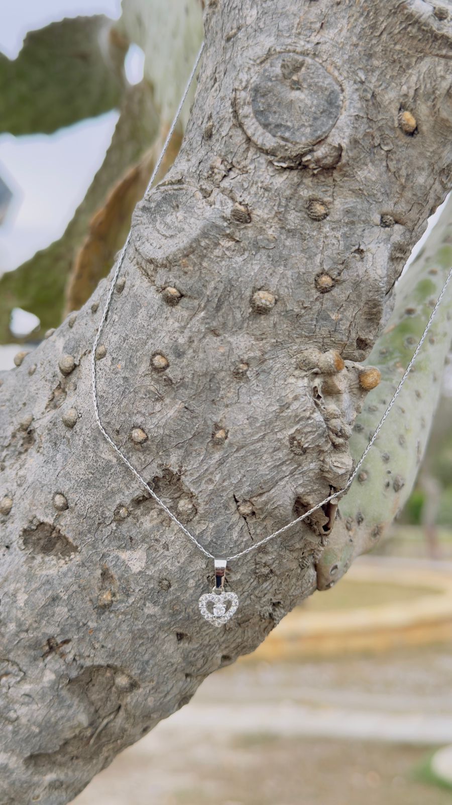 Stone In the Herat Necklace
