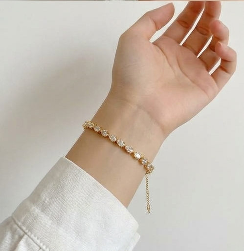 Mixed-Shape Tennis Bracelet