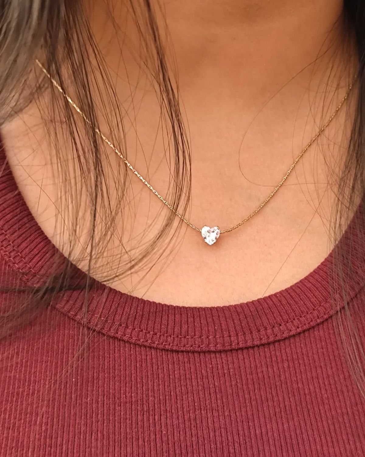 Diamond Heart Necklace