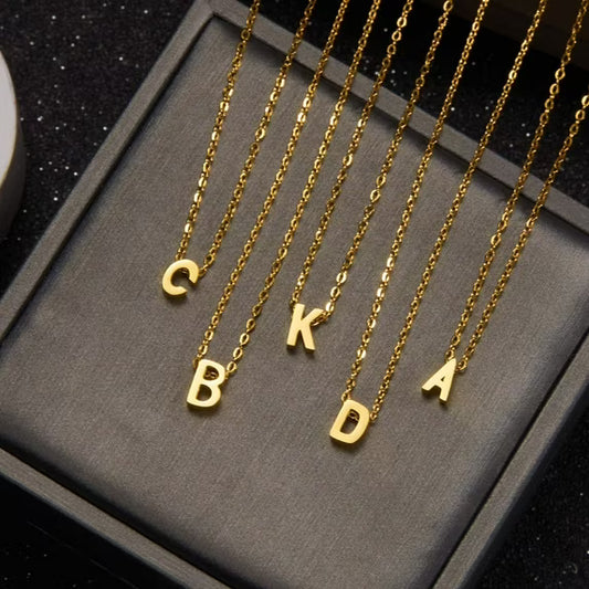Alphabetic Golden Chain Stainless