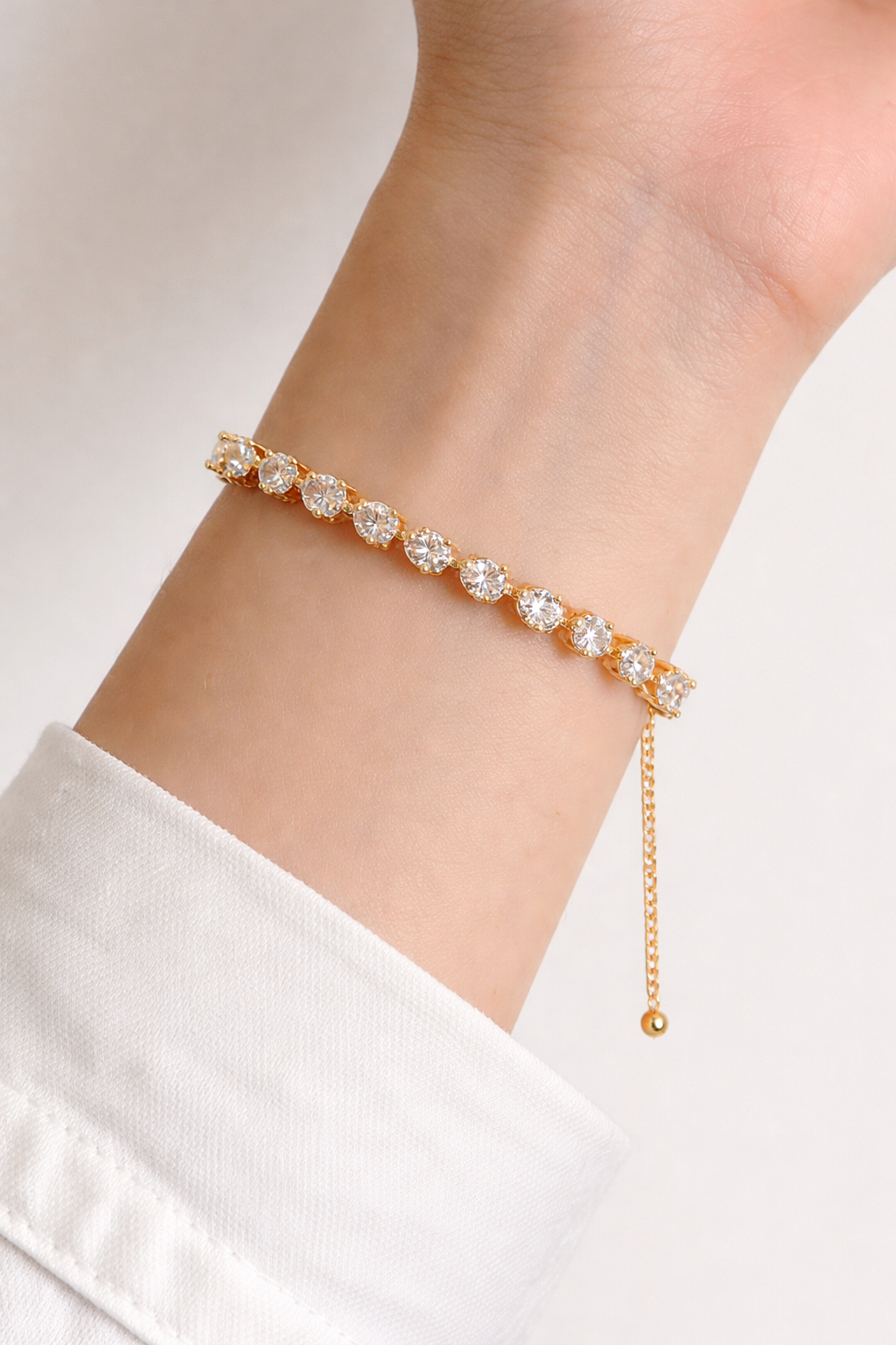 Mixed-Shape Tennis Bracelet