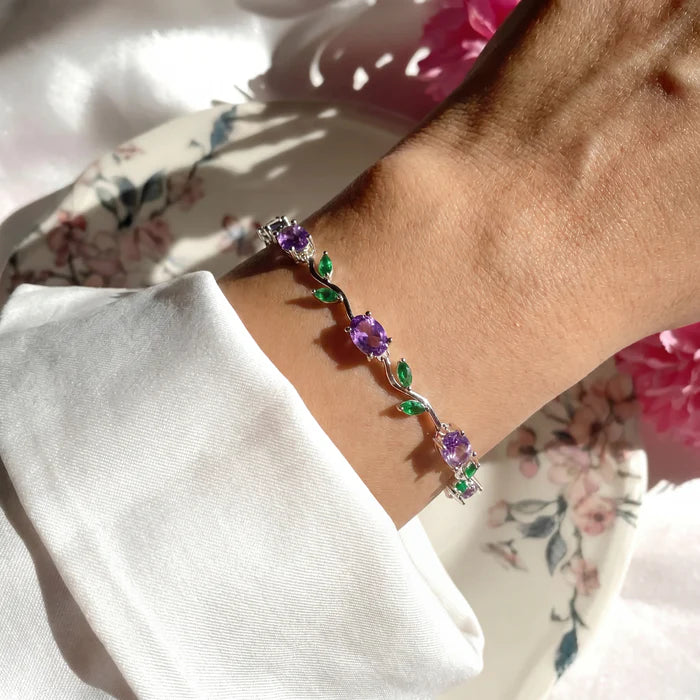 Fancy Stainless Tulip Bracelet