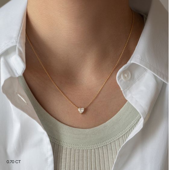 Diamond Heart Necklace