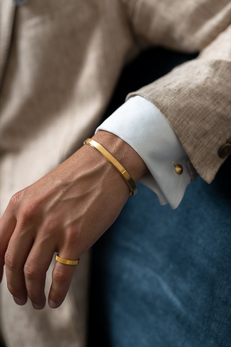 Men's Stainless Steel Cuff bracelet