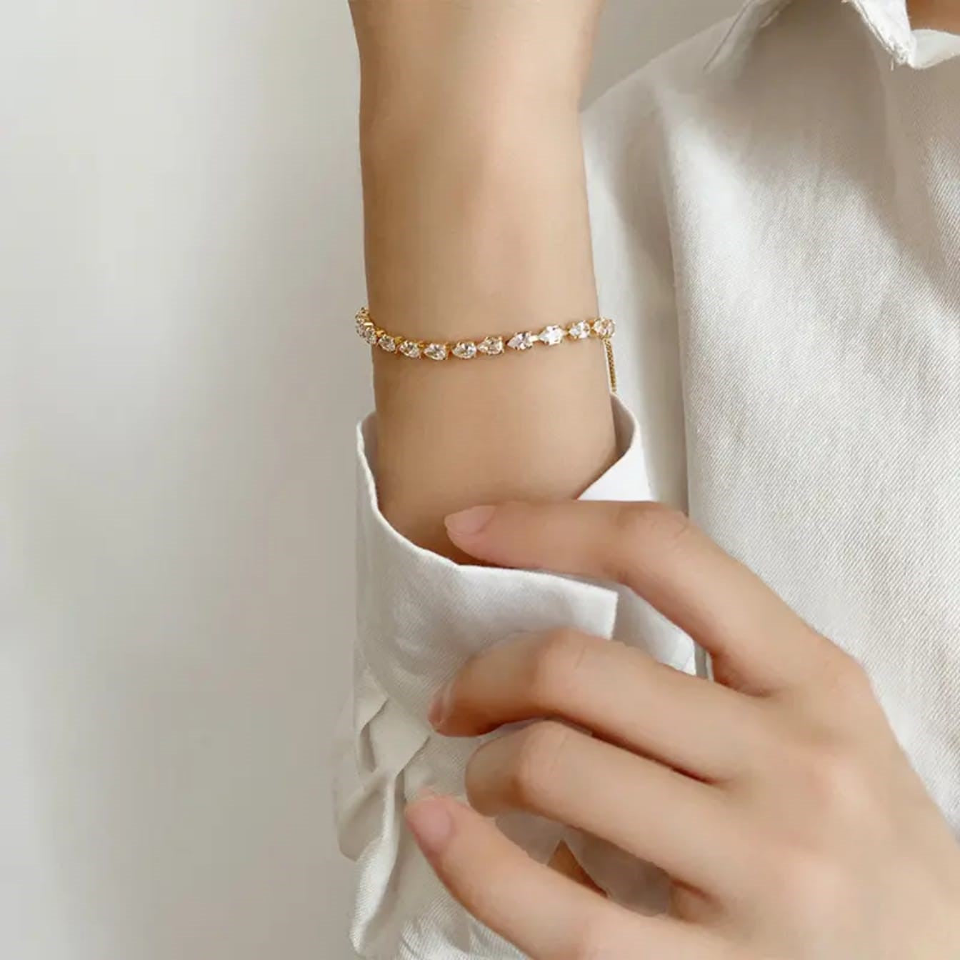Mixed-Shape Tennis Bracelet