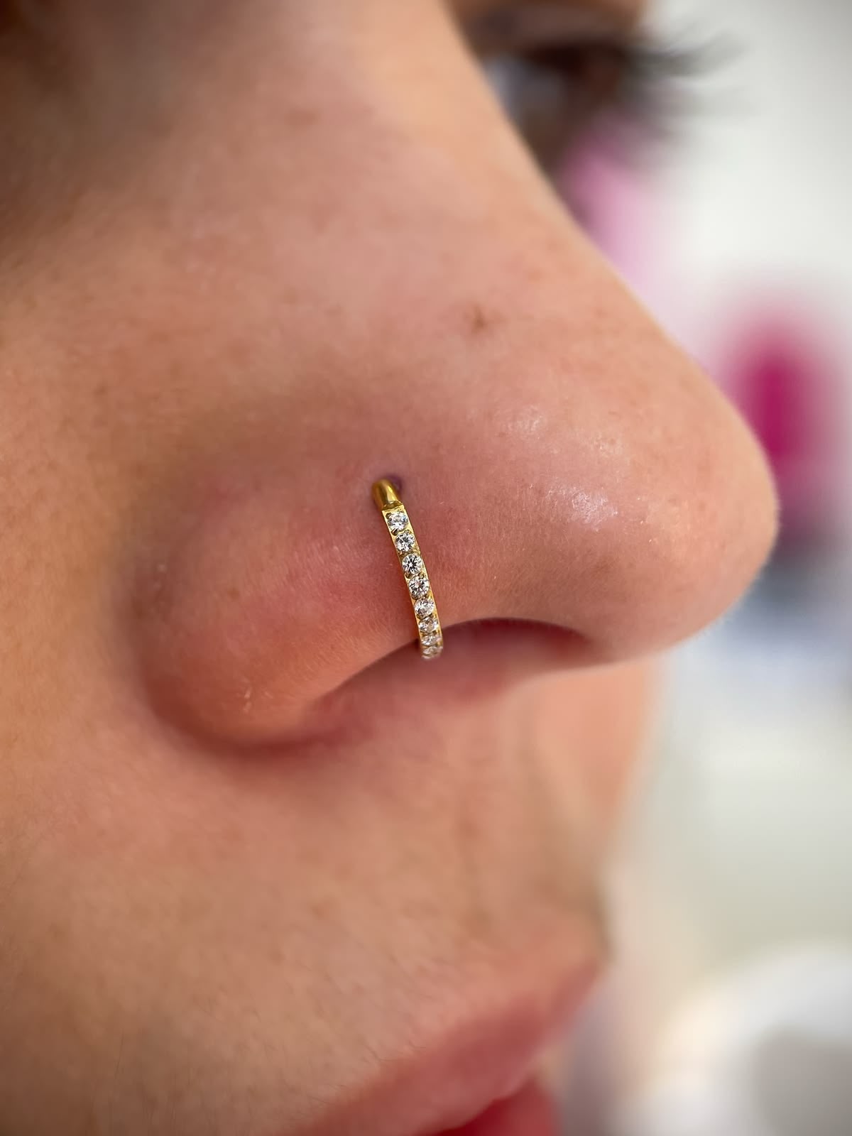 Luna Diamond Nose Ring