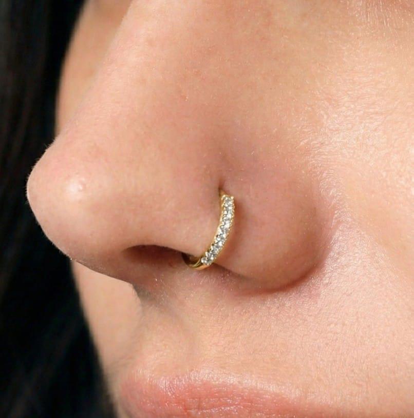 Luna Diamond Nose Ring