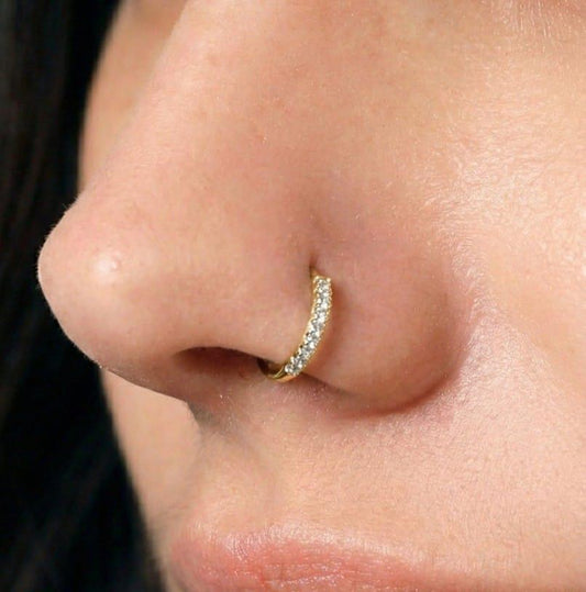 Luna Diamond Nose Ring