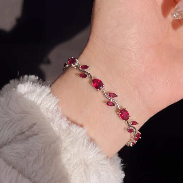 Fancy Stainless Tulip Bracelet