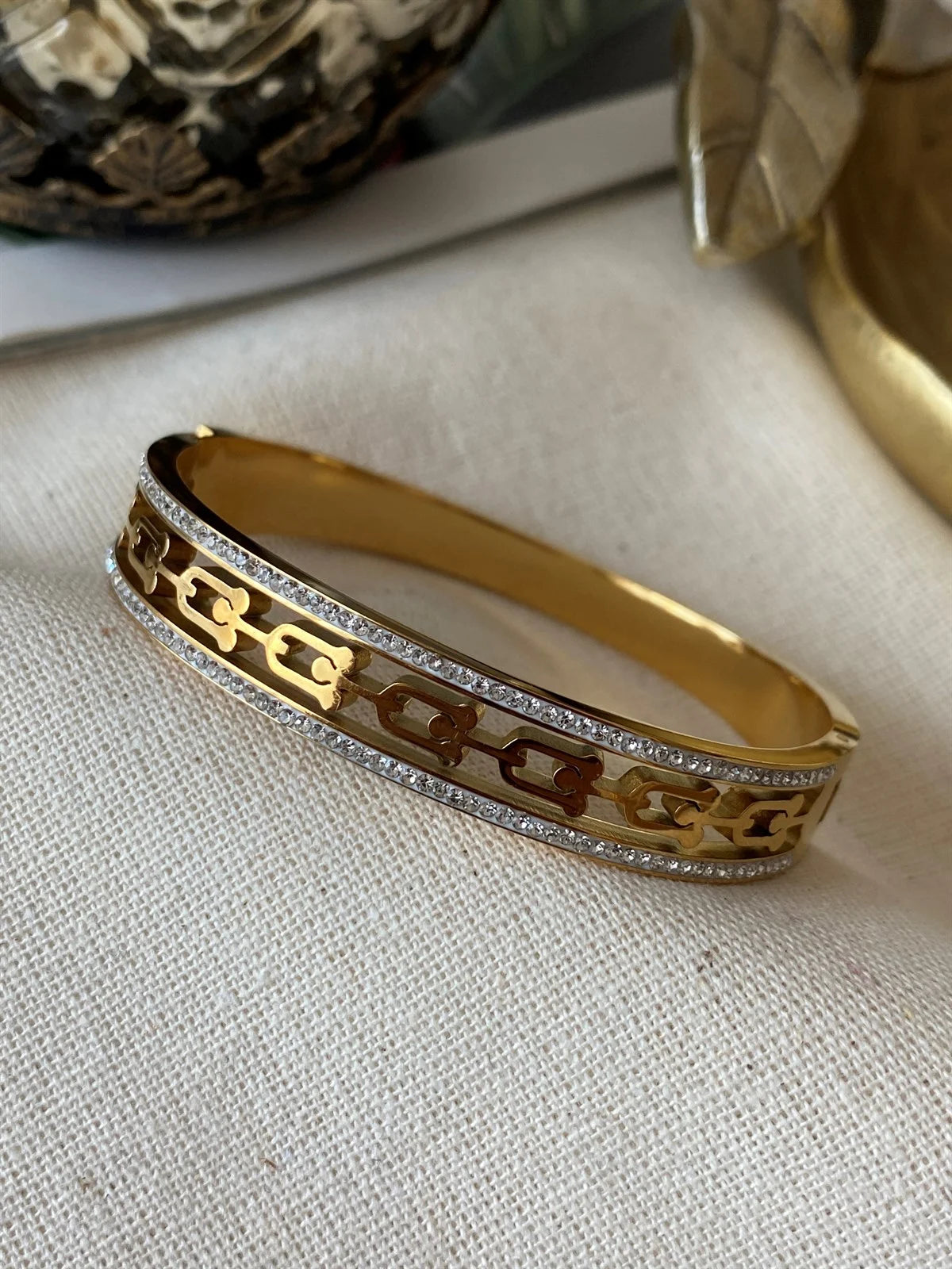 Steel Nail Clamp Bracelet