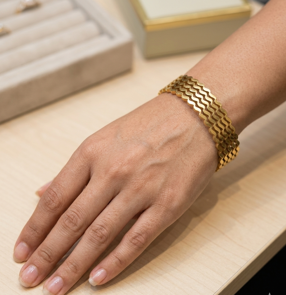 Radiant Wave Bracelet