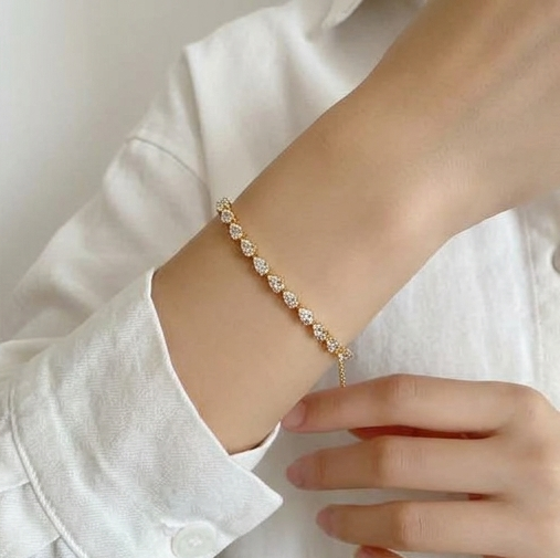 Mixed-Shape Tennis Bracelet