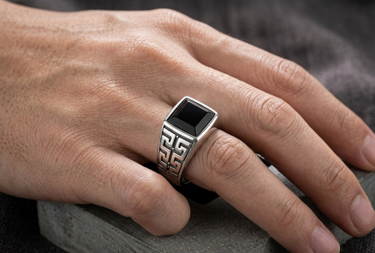 Steel Shadow Signet Ring