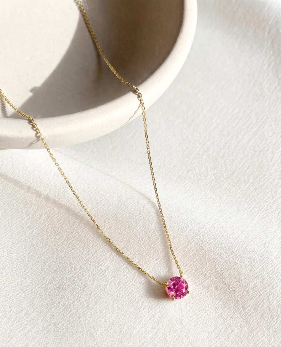 Minimalist Diamond Necklace